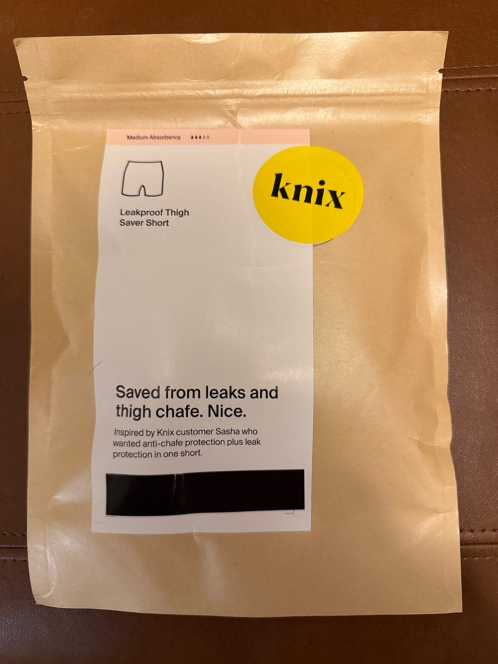 knix Beige Leakproof Thigh Saver Short